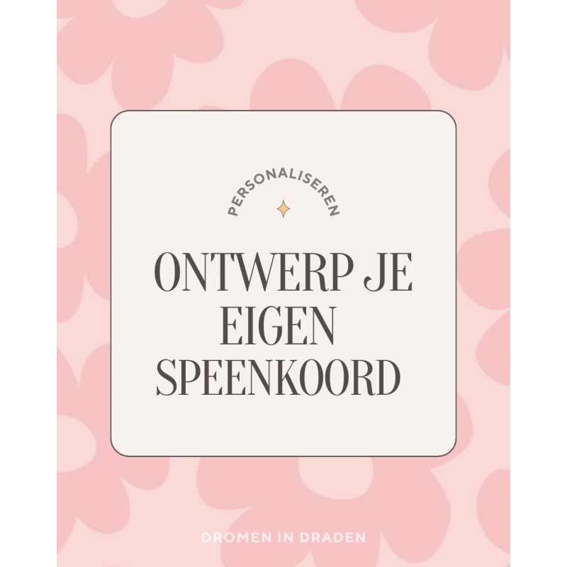 Zelf samenstellen | Speenkoord