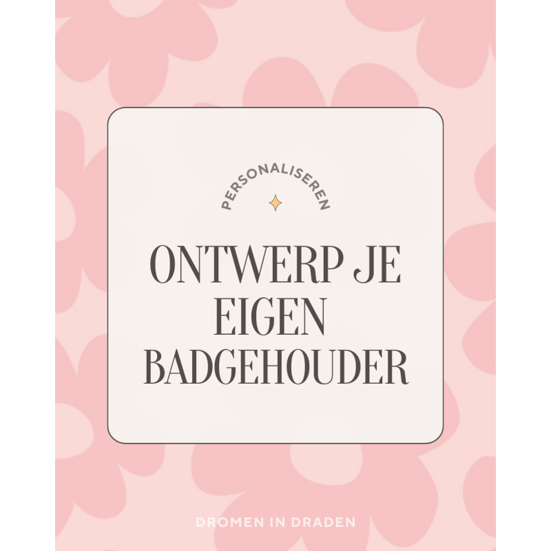 Zelf samenstellen | Badgehouder