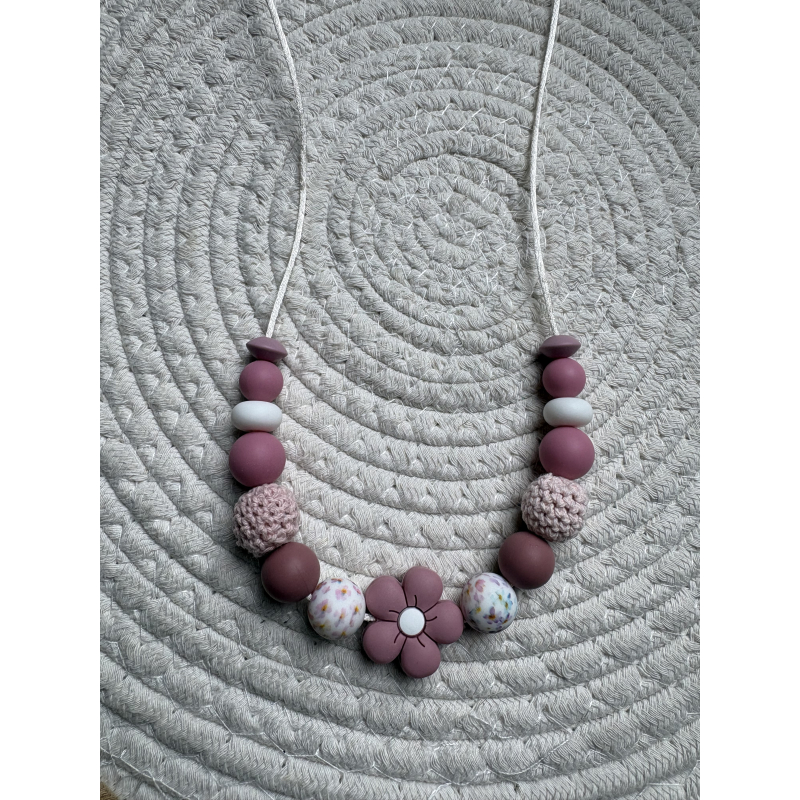 Borstvoedingsketting | Bloem rouge