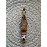 Sleutelhanger | Gegraveerde houten kraal | Catmom