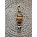 Sleutelhanger | Gegraveerde houten kraal | Dogmom