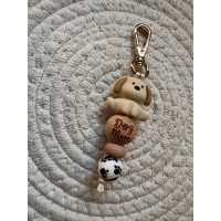 Sleutelhanger | Gegraveerde houten kraal | Dogmom