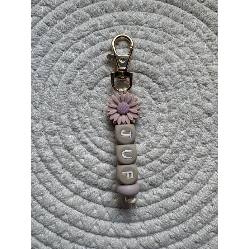 Sleutelhanger | Bloem juf