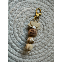 Sleutelhanger | Gegraveerde houten kraal | Liefste leidster