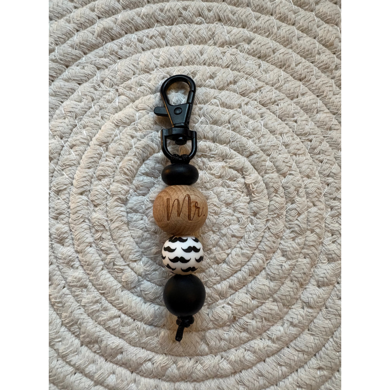 Sleutelhanger | Gegraveerde kraal | MR