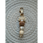 Sleutelhanger | Gegraveerde houten kraal | MRS