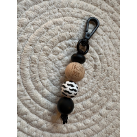Sleutelhanger | Gegraveerde houten kraal | Tofste oom